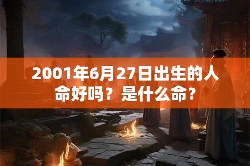 2001年6月27日出生的人命好吗？是什么命？