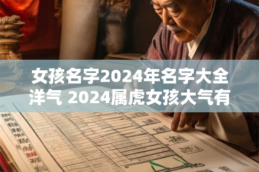 详细阅读:女孩名字2024年名字大全洋气 2024属虎女孩大气有涵养的名字 女孩名字2024年名字大全洋气 2024属虎女孩大气有涵养的名字