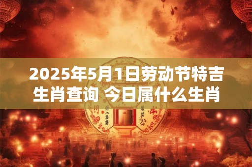 2025年5月1日劳动节特吉生肖查询 今日属什么生肖