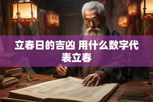 立春日的吉凶 用什么数字代表立春