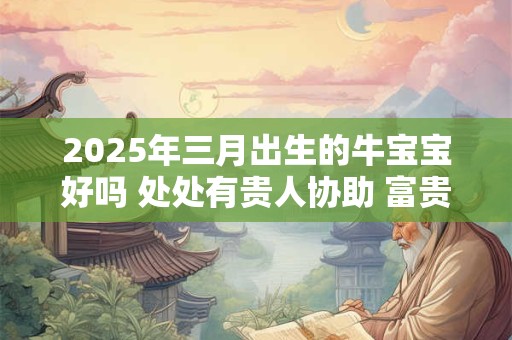 2025年三月出生的牛宝宝好吗 处处有贵人协助 富贵非凡
