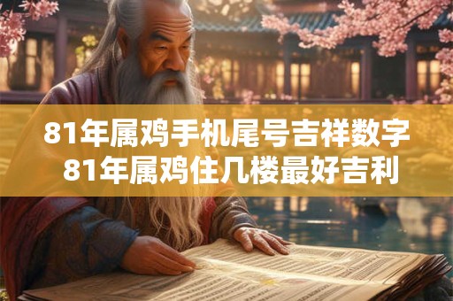 81年属鸡手机尾号吉祥数字 81年属鸡住几楼最好吉利