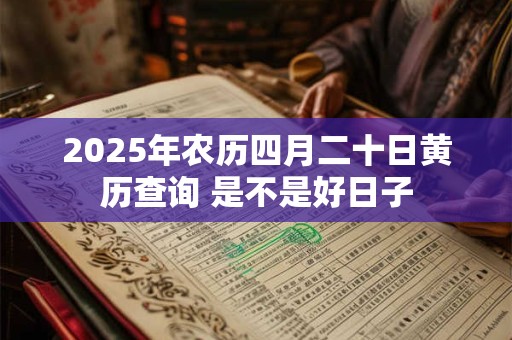 2025年农历四月二十日黄历查询 是不是好日子