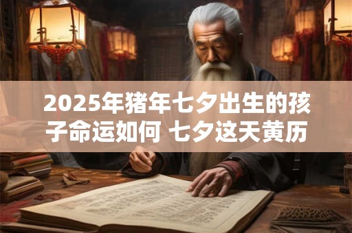2025年猪年七夕出生的孩子命运如何 七夕这天黄历如何