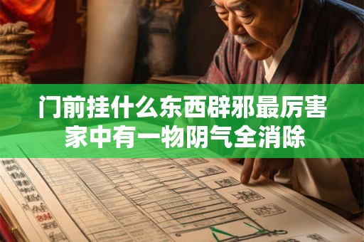 门前挂什么东西辟邪最厉害 家中有一物阴气全消除