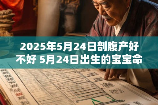 2025年5月24日剖腹产好不好 5月24日出生的宝宝命运怎么样