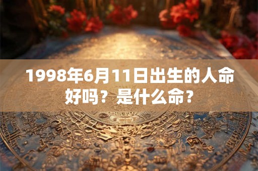 1998年6月11日出生的人命好吗？是什么命？