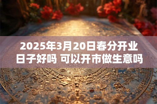 2025年3月20日春分开业日子好吗 可以开市做生意吗