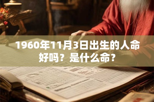 1960年11月3日出生的人命好吗？是什么命？