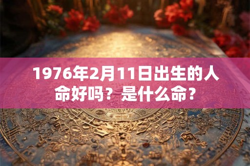 1976年2月11日出生的人命好吗？是什么命？
