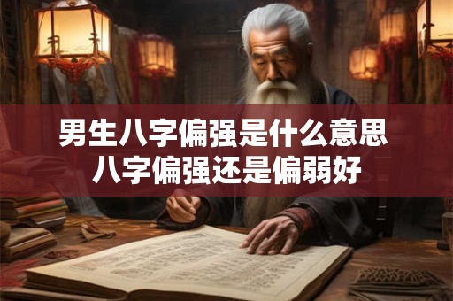 男生八字偏强是什么意思 八字偏强还是偏弱好