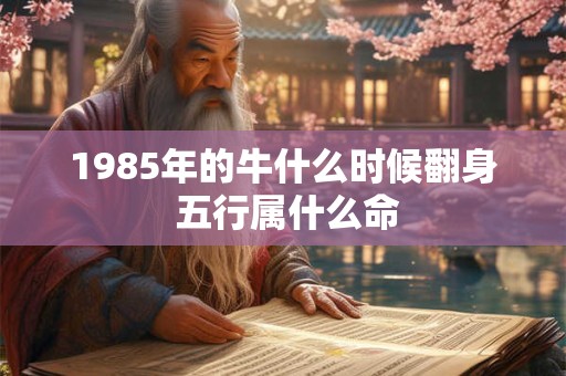 1985年的牛什么时候翻身 五行属什么命