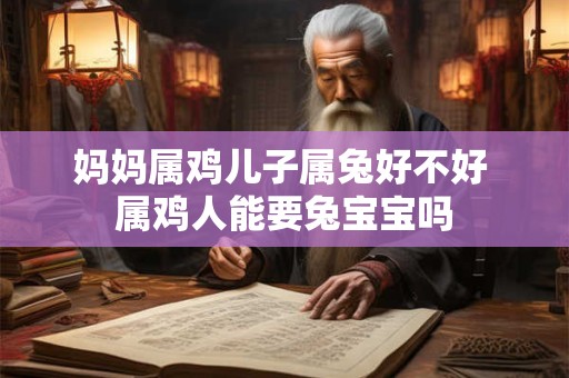 妈妈属鸡儿子属兔好不好 属鸡人能要兔宝宝吗