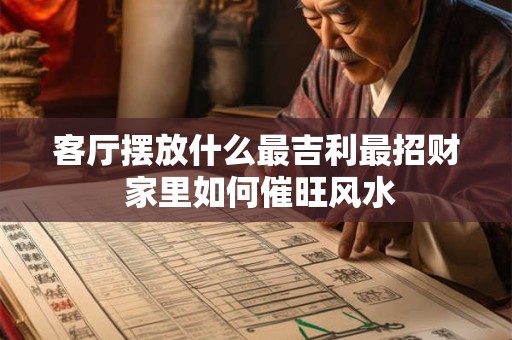 客厅摆放什么最吉利最招财 家里如何催旺风水