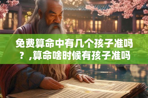 免费算命中有几个孩子准吗？,算命啥时候有孩子准吗