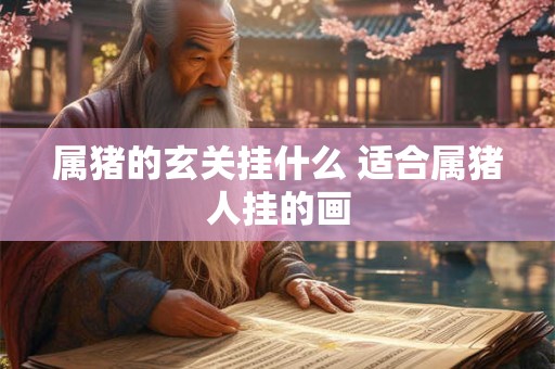 属猪的玄关挂什么 适合属猪人挂的画