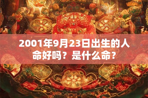 2001年9月23日出生的人命好吗？是什么命？