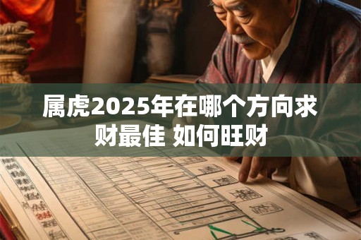 属虎2025年在哪个方向求财最佳 如何旺财