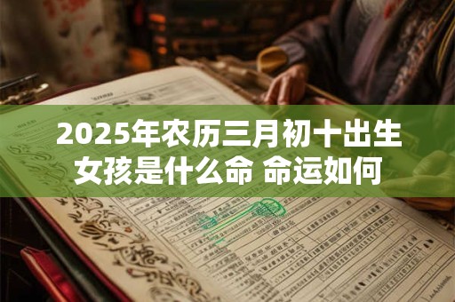 2026年农历三月初十出生女孩是什么命 命运如何