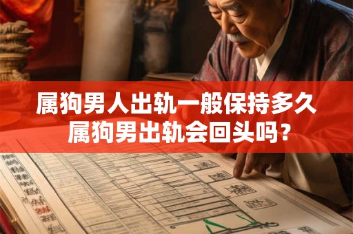 属狗男人出轨一般保持多久 属狗男出轨会回头吗？