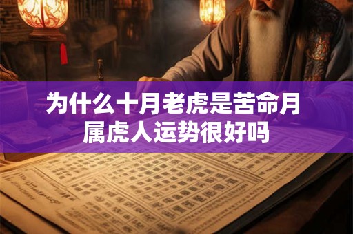 为什么十月老虎是苦命月 属虎人运势很好吗