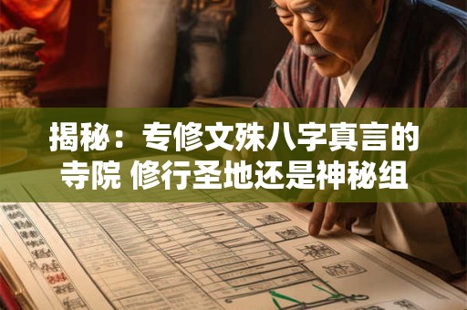 揭秘:专修文殊八字真言的寺院 修行圣地还是神秘组织 揭秘:专修文殊八字真言的寺院 修行圣地还是神秘组织