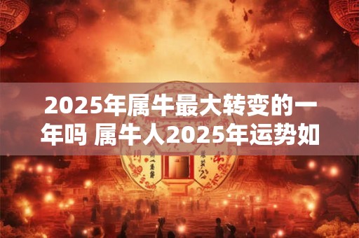 2025年属牛最大转变的一年吗 属牛人2025年运势如何 2025年属牛最大转变的一年吗 属牛人2025年运势如何