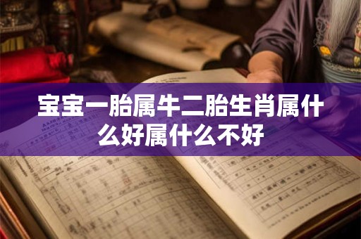 宝宝一胎属牛二胎生肖属什么好属什么不好