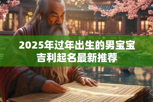 2025年过年出生的男宝宝吉利起名最新推荐