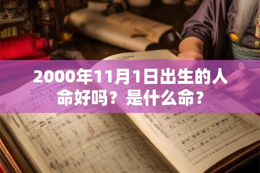 2000年11月1日出生的人命好吗？是什么命？
