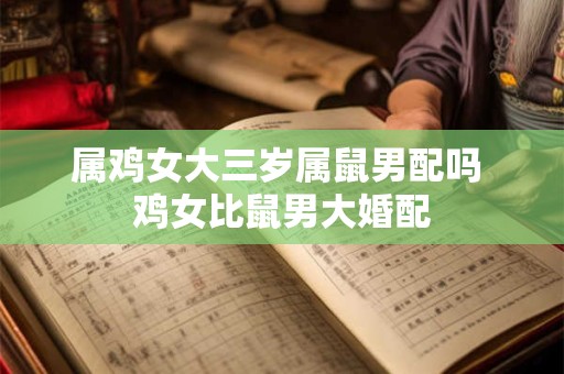属鸡女大三岁属鼠男配吗 鸡女比鼠男大婚配