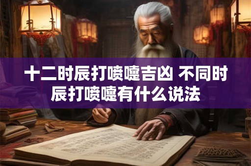 十二时辰打喷嚏吉凶 不同时辰打喷嚏有什么说法 十二时辰打喷嚏吉凶 不同时辰打喷嚏有什么说法