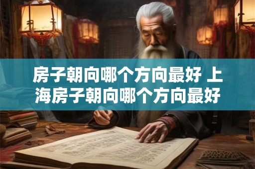 房子朝向哪个方向最好 上海房子朝向哪个方向最好