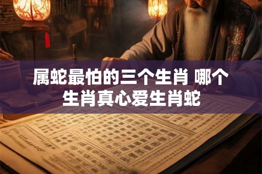 属蛇最怕的三个生肖 哪个生肖真心爱生肖蛇