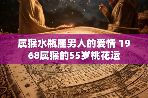 属猴水瓶座男人的爱情 1968属猴的55岁桃花运