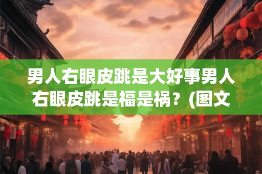 男人右眼皮跳是大好事男人右眼皮跳是福是祸？(图文)
