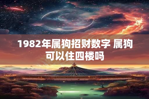 1982年属狗招财数字 属狗可以住四楼吗