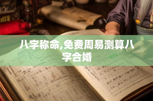 八字称命,免费周易测算八字合婚