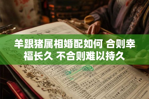 羊跟猪属相婚配如何 合则幸福长久 不合则难以持久 羊跟猪属相婚配如何 合则幸福长久 不合则难以持久