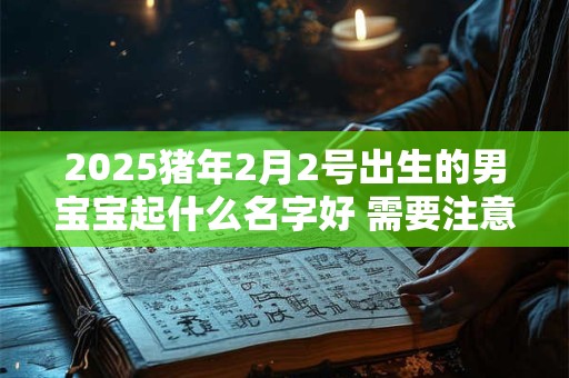 2025猪年2月2号出生的男宝宝起什么名字好 需要注意什么