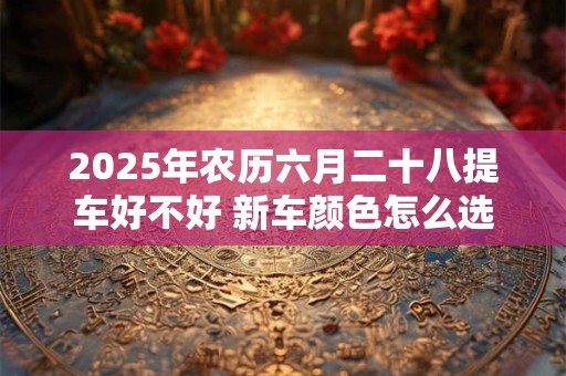 2025年农历六月二十八提车好不好 新车颜色怎么选
