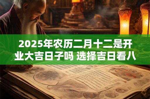 2025年农历二月十二是开业大吉日子吗 选择吉日看八字