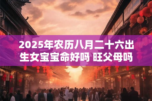2025年农历八月二十六出生女宝宝命好吗 旺父母吗