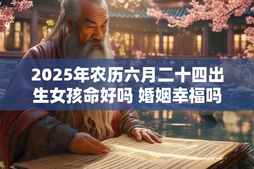 2025年农历六月二十四出生女孩命好吗 婚姻幸福吗