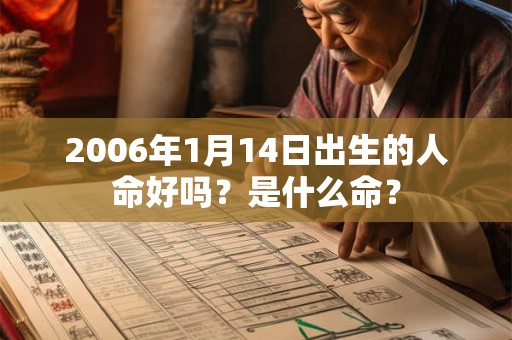 2006年1月14日出生的人命好吗？是什么命？