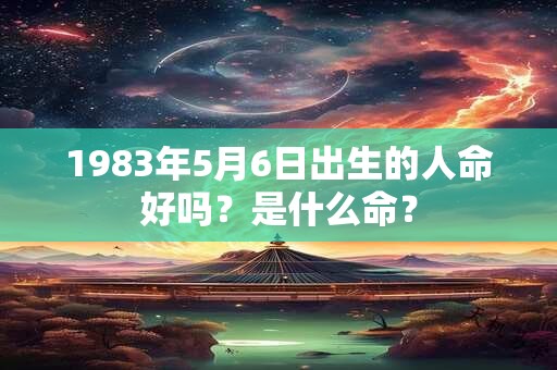 1983年5月6日出生的人命好吗？是什么命？