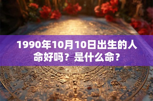 1990年10月10日出生的人命好吗？是什么命？