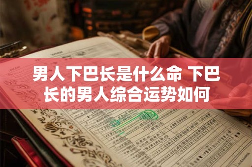 男人下巴长是什么命 下巴长的男人综合运势如何