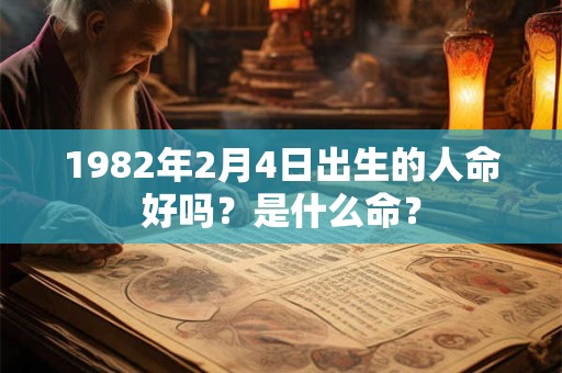 1982年2月4日出生的人命好吗？是什么命？