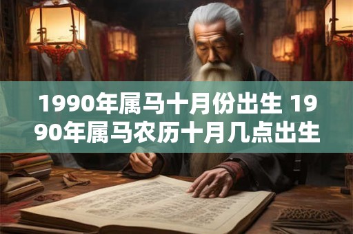 1990年属马十月份出生 1990年属马农历十月几点出生好